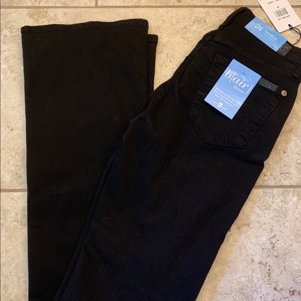 7 for all man kind black jeans